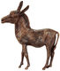 Scultura "Asino", riduzione in bronzo di Kurt Arentz