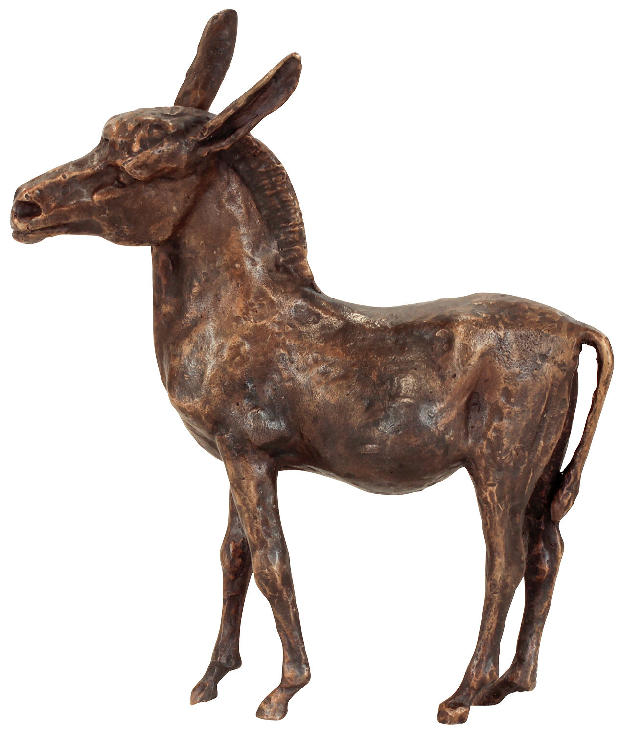 Skulptur "Esel", Reduktion in Bronze von Kurt Arentz