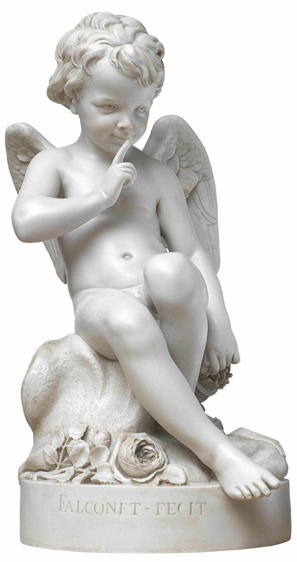 "Den truende Amor", 1757 (stor skulptur) von Etienne-Maurice Falconet
