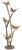 Sculpture de jardin « Essaim de papillons », en bronze