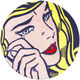 Porzellanteller "Crying Girl" (1964) von Roy Lichtenstein