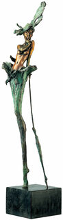 Sculpture "When the lady smiles" (1995), bronze