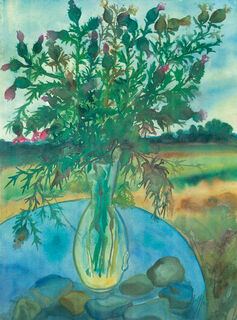 Picture "Thistles" (2002), unframed