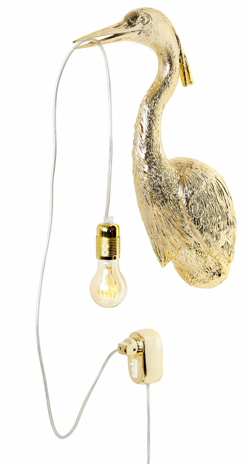 Wandlamp "Vliegende Hollander", gouden versie von Jasmin Djerzic