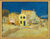 Bild "Das gelbe Haus" (1888), gerahmt