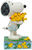 Figurka dekoracyjna "Snoopy z żonkilami", odlew