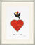 Picture "King of Hearts", framed