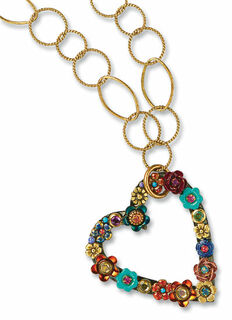 Collier "Heart of Flowers"