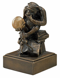 Sculpture "Monkey with Skull" (1892-93), bonded bronze version