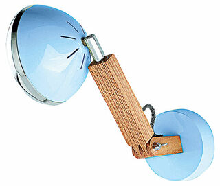 Flexibler LED-Wandspot "Mr. Wattson", blaue Version