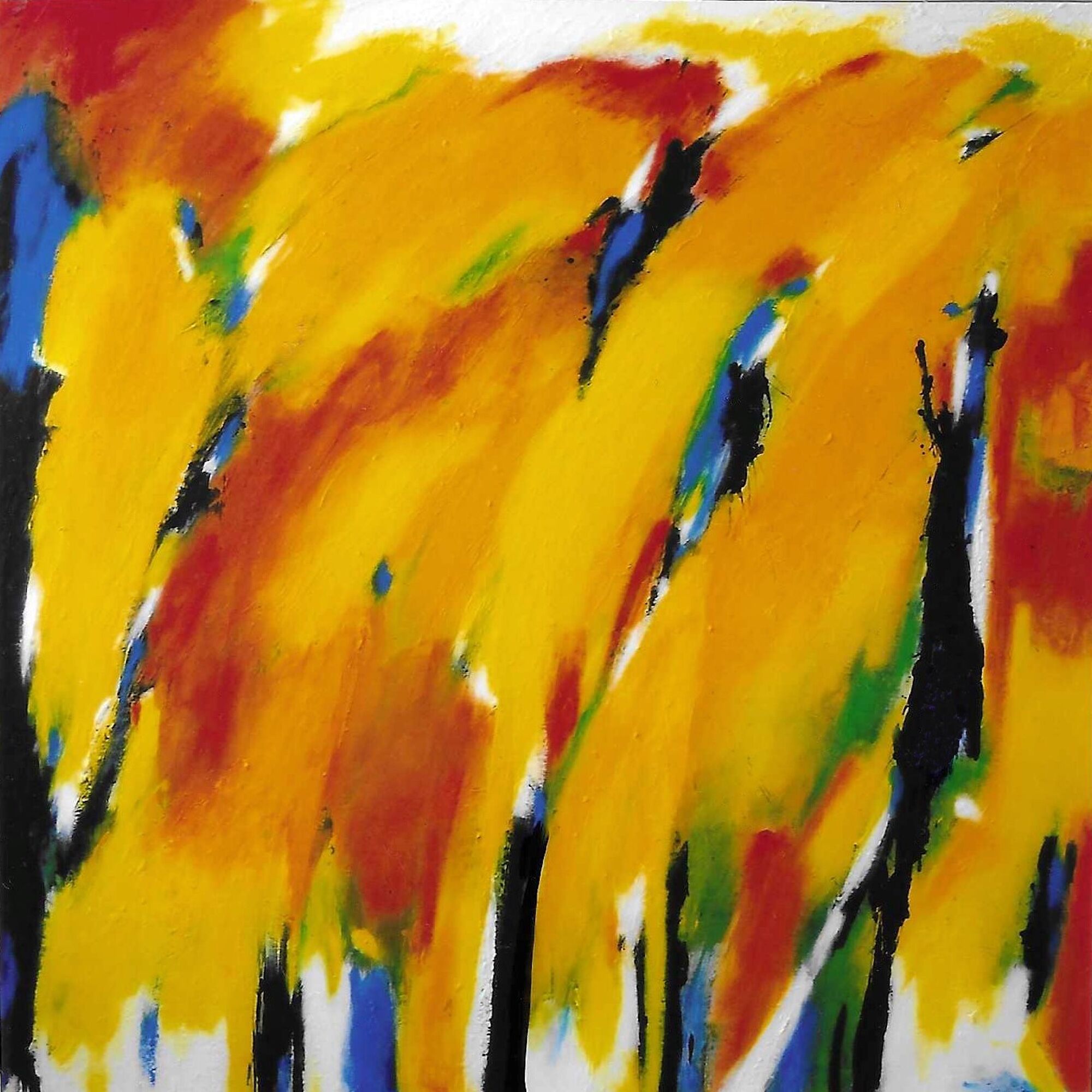 Picture "Indian Summer" (2025) (Unique piece) by Brigitte Hoeppe