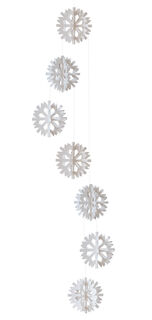 Stropní mobiliář "Snowflake Chain" - Design Louise Helmersen
