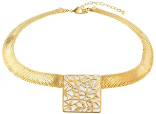 Collier "Fleurs de l'Art nouveau" - d'après Gustav Klimt