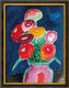 Bild "Blumen in einer Vase" (1918), gerahmt von Alexej von Jawlensky