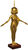 Sculpture "Tutelary Goddess Isis" (original size), gold-plated