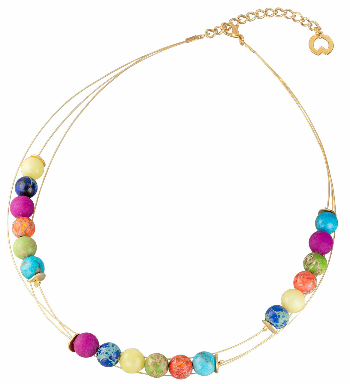 Necklace "Summer" with pearls by Petra Waszak