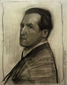 Portrait de l'artiste Piet Mondrian