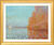 Bild "Die Bucht von Argenteuil mit einem Segelboot" (1874), Version goldfarben gerahmt