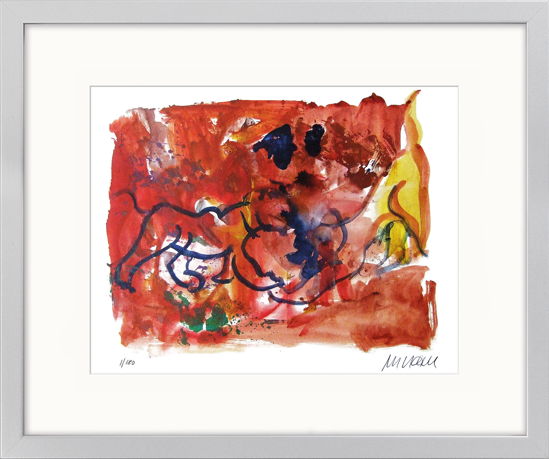 Tableau « Playful » (2022), encadré de Armin Mueller-Stahl