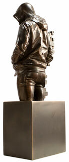 Sculpture "Young Pixelated", bronze von Miguel Guía