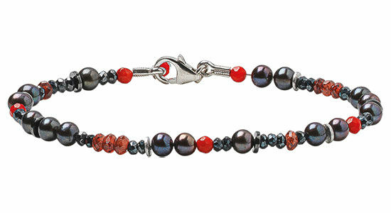 Armband "Red and Black"