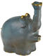 Skulptur "Ottifant - in Love - Jubiläums-Edition", Bronze von Otto Waalkes
