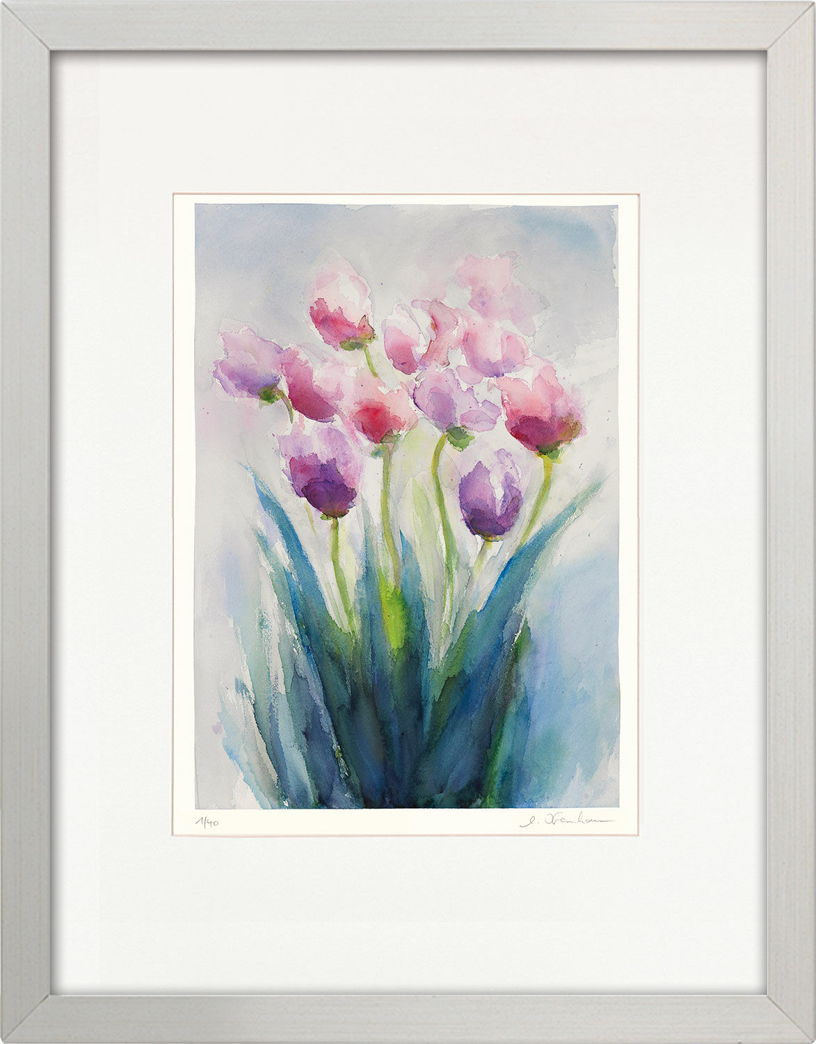 Picture "Tulips 2016", framed by Christine Kremkau