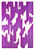 Objeto de pared "Dark Knight (Purple Chrome Moderate)" (2024) (pieza única)