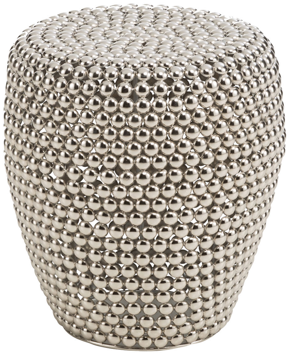 Tabouret / table d'appoint "Dot stool silver" de Pols Potten