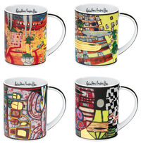 4 Becher "Magic Mugs 2021" im Set, Porzellan