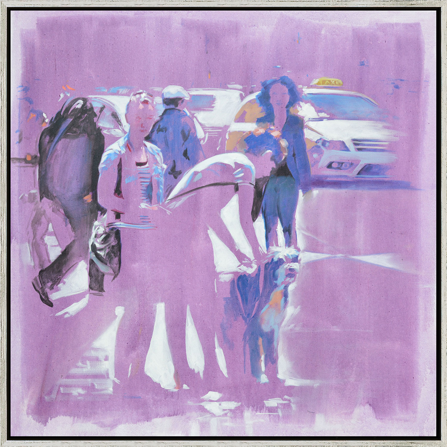 Bild "Amigos" (2016) (Original / Unikat), gerahmt von Esther Miranda