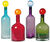 Flaskesæt med 8 dele "Bubbles & Bottles", farverig version