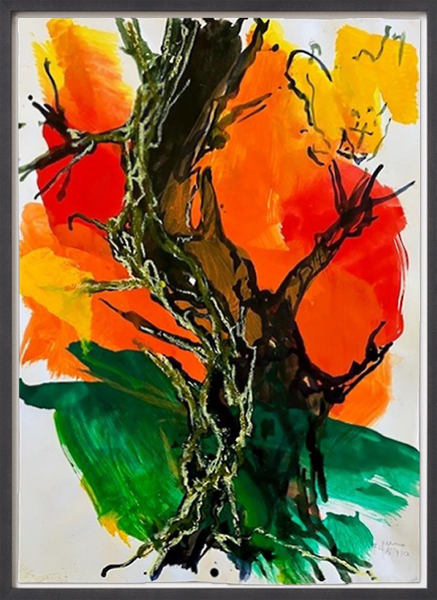 Tableau "Arbre" (2023) (Pièce unique) de Bernd Zimmer