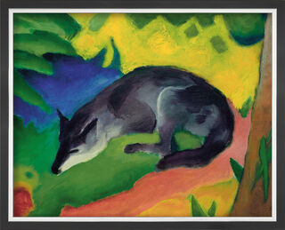 Picture "Fox (Blue and Black Fox)" (1911), framed