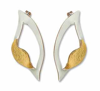 Stud earrings "Tree Leaf"