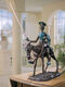 Scultura "Don Chisciotte, il cavaliere dal volto triste", bronzo di RobiN