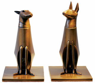 Set of two sculptures "Bella and Anton"