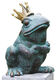 Haveskulptur / gargoyle "Frøprinsen", bronze