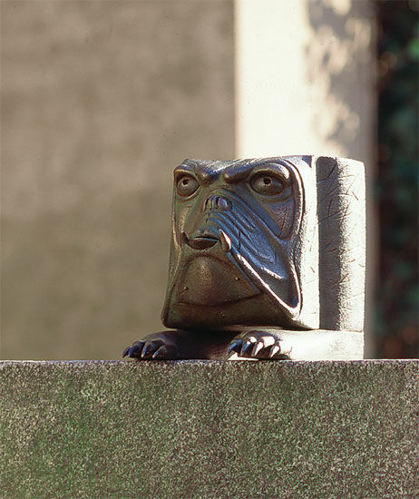 Sculpture "Hektor", bronze by Paul Wunderlich