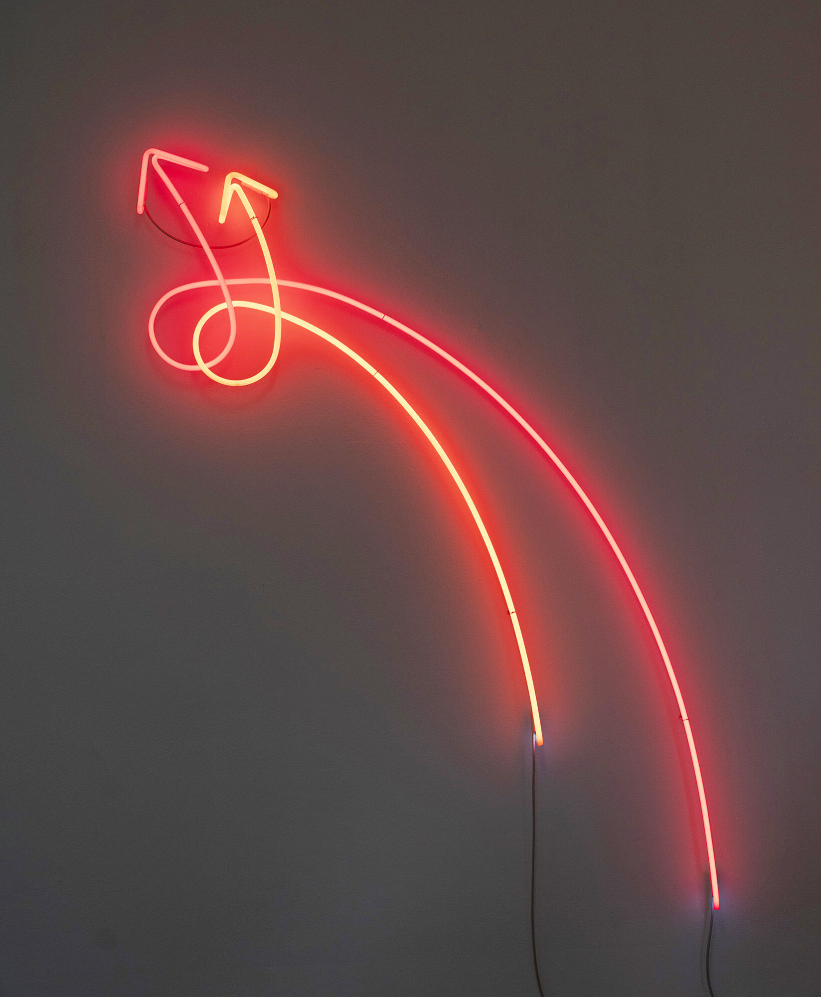 Wandobjekt "CONNEXION RED" (2019) von Albert Hien