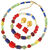 Parure "Passion" avec corail de culture central