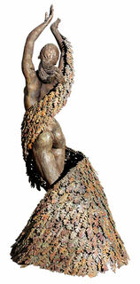 Gartenskulptur "Mother Earth Dancing" (Original / Unikat), Bronze von Beth Newman-Maguire