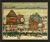 Tableau "Maisons avec linge coloré (Banlieue II)" (1914), encadré