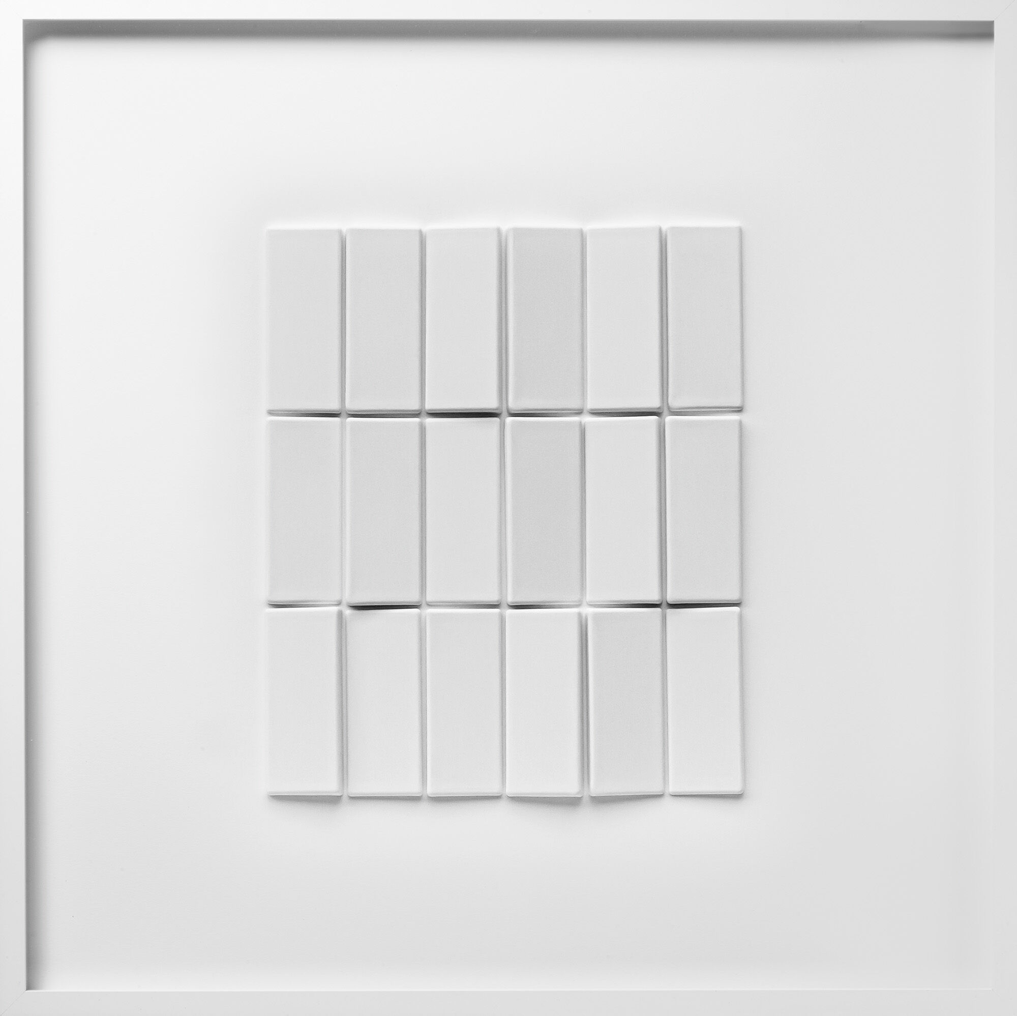Tableau "Le mur blanc" (2022) (Pièce unique) von Mandy Wiesener