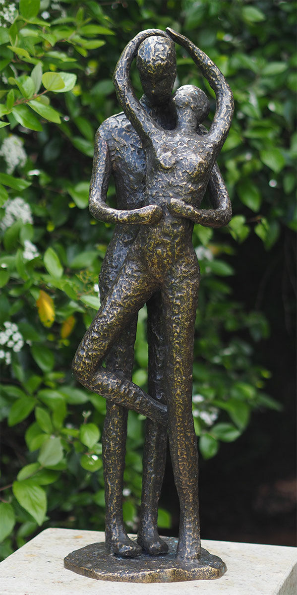 Garden Sculpture Embrace Bronze