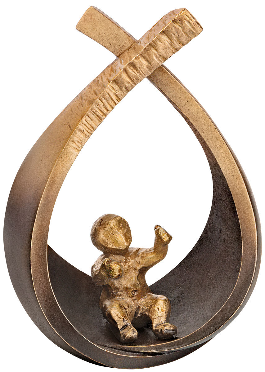 Skulptur "Geburt", Bronze