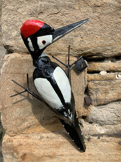 Garden ornament "Great Spotted Woodpecker"