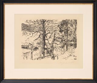 Picture "Spring at Lake Walchen" from "Early Spring in the Mountains" (1922)