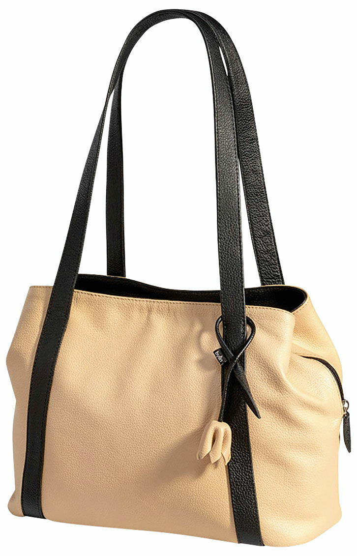 Shopper bag "Mademoiselle Creme"