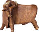 Skulptur "Stier", Bronze von David Laugomer